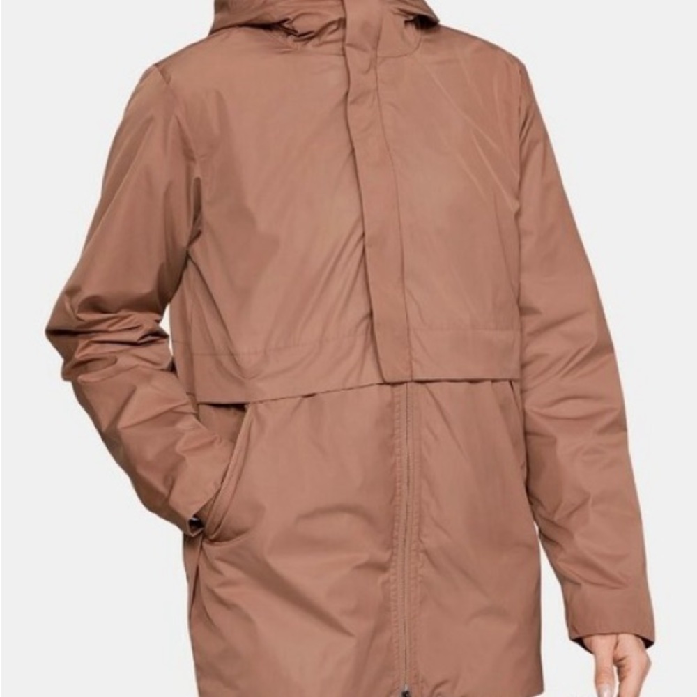 Terra cotta Raincoat, under armour